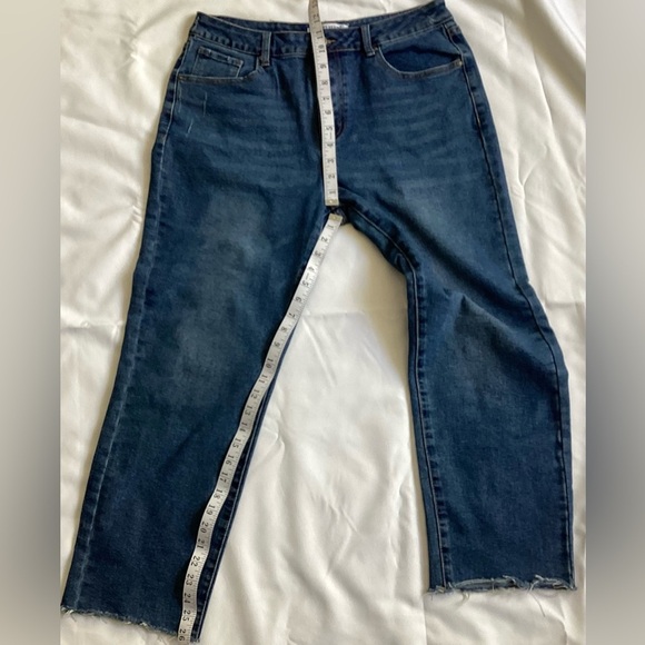 Velvet Heart Indigo Cropped Jeans - Picture 7 of 14